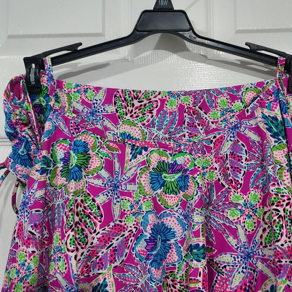 NWT Stella Parker Collection Plus Size Multicolor Floral Two Piece Swim Size 18W - Picture 3 of 13